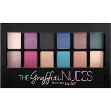 Palette, The Graffiti Nudes, 1 count (Pack of 1), Eye Shadow, Full Coverage, Metallic Finish, Assorted Colors, Natural, Unisex, Box