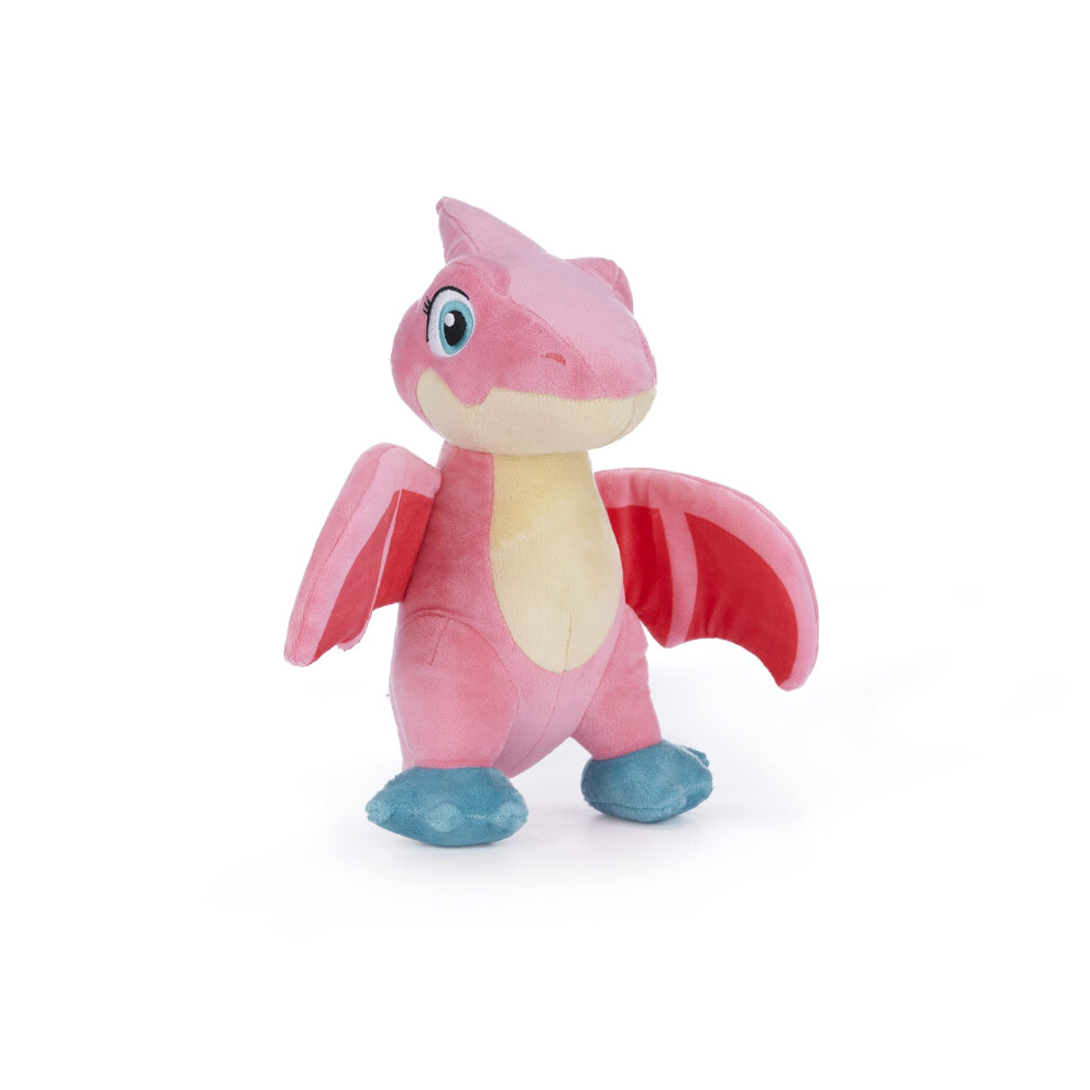 Posh Paws Dinky Dinosaurs 25Cm (10-Inch) Pterodactyl Dinosaur Soft Toy - Plush Soft Toy Peach