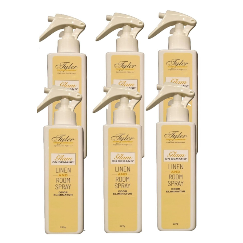 Tyler Candle Company - Spray On Demand - Diva fragrance - 227g / 8oz Pack of 6 (new)-image-OPC-PH8MBBG-NEW