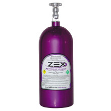 Botella de    xido nitroso Zex 82000 p   rpura de 10 lb