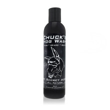 Chuck's Hog Wash  Ganz natrliches Bart- und Duschgel  The Secret Agent Scent 8 oz  Macht Ihren Bart weicher als je zuvor und ist fr den tgliche