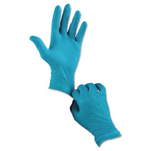 Ansell 92-500-8.5-9 Touch N Tuff Nitrile Gloves Powdered 4 mil Size 8.5 - 9 Green