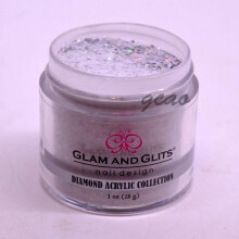 Glam Glits Acrylic Powder 1 Ounces Sterling Silver