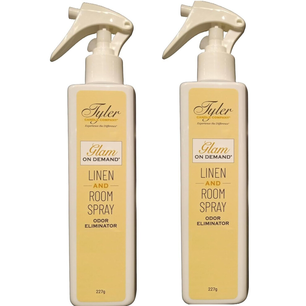 Tyler Candle Company - Spray On Demand - HIgh Maintenance Fragrance - 227g / 8oz  Clear (8 Fl oz (Pack of 2))-image-OPC-PH8MBSN-NEW