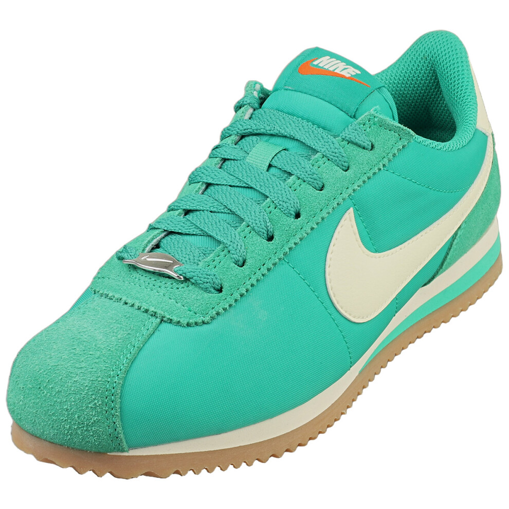Nike Cortez Womens Fashion Trainers in Green - 8.5 UK