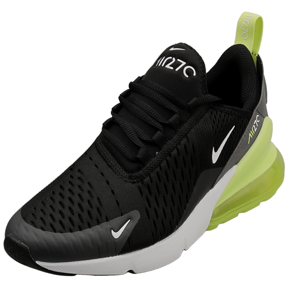 (3) Nike Air Max 270 Kids Fashion Trainers in Black White Lemon