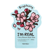 TONYMOLY I'm Real Cherry Blossom Brightening Mask Sheet Pack of 1