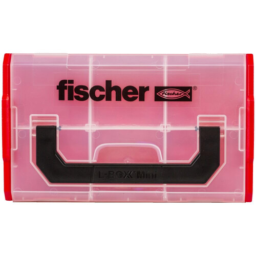 Fischer 533069 Briefcase, Red, FIXTAINER Vide 1
