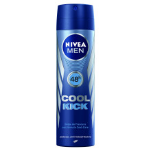 3x Nivea Men Deodorant Spray “Cool Kick” 48 hours, Anti-Perspirant – 150 ml