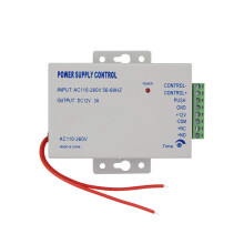 Access Control Power Supply Power Switch DC12V/3A AC 110~260V for All Types Access Control System Door Lock with Time Delay