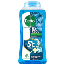 Icy Cool Body Wash, 250ml, Menthol and Eucalyptus Fragrance, 12h Odour Protection