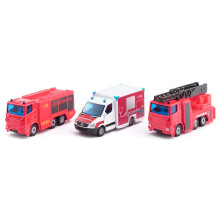 Coche de juguete SIKU - Modelo 6326 - Rojo-blanco - Para niños a partir de 4 años