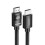 Cavo HDMI 2.0 4K da 2 m, nero, intrecciato e resistente. 1