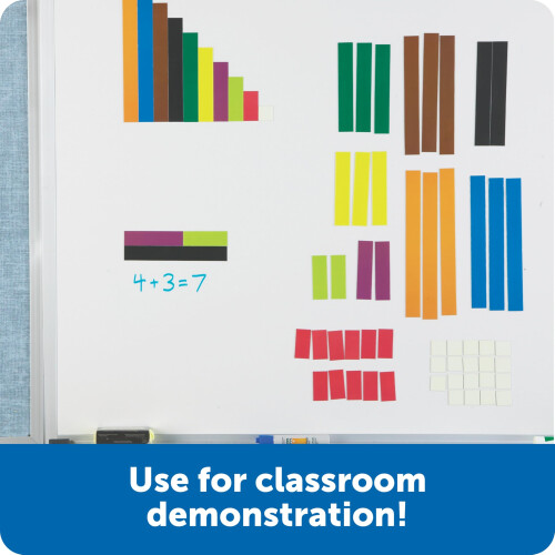 Learning Resources Giant Magnetic Cuisenaire Rods Demonstration Set 2