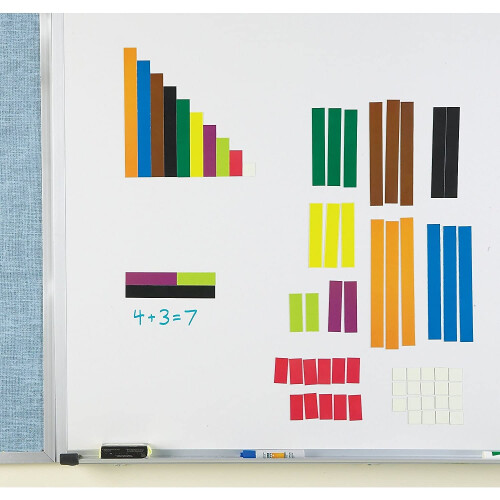 Learning Resources Giant Magnetic Cuisenaire Rods Demonstration Set 1