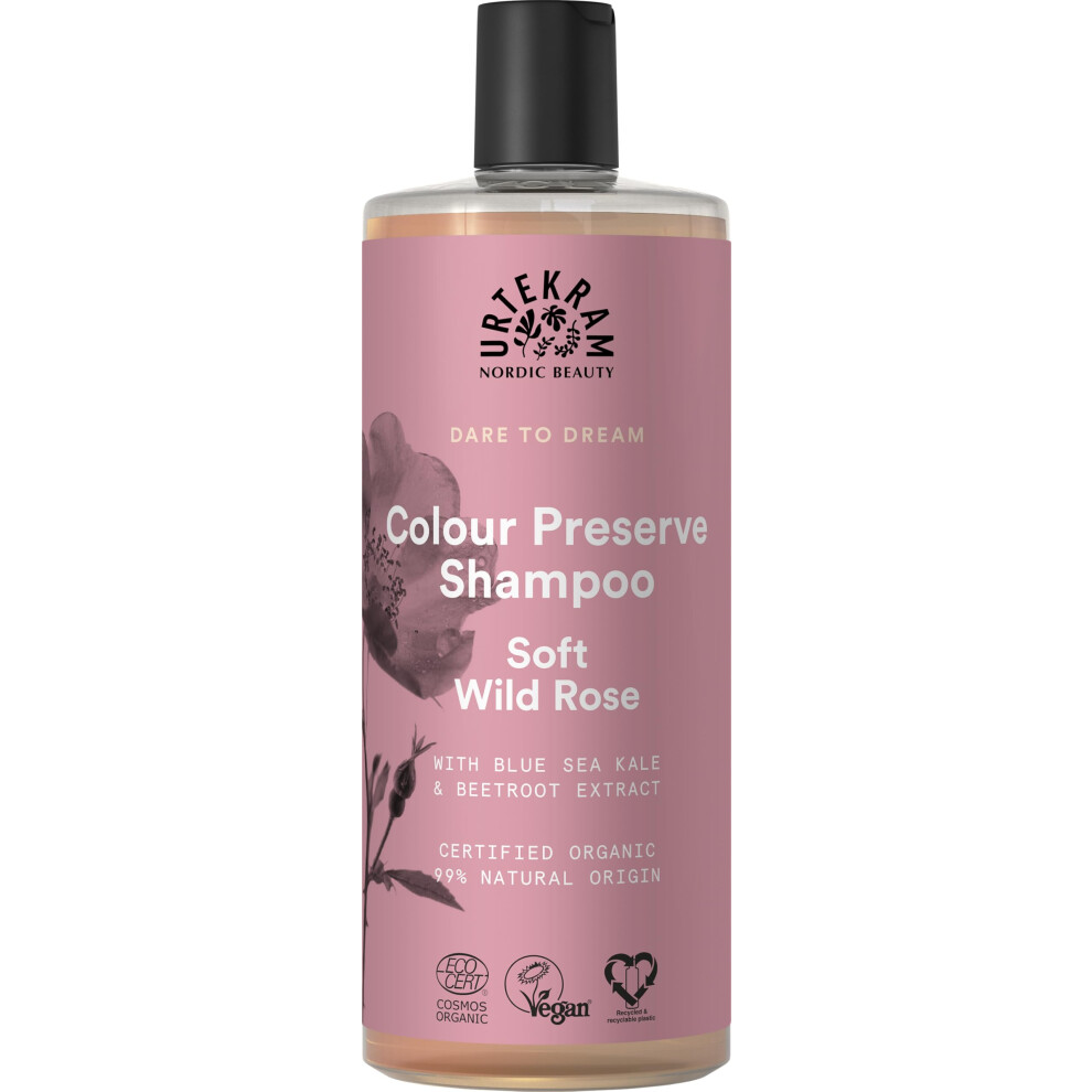 Urtekram Soft Wild Rose Shampoo 500ml Organic - Image 6