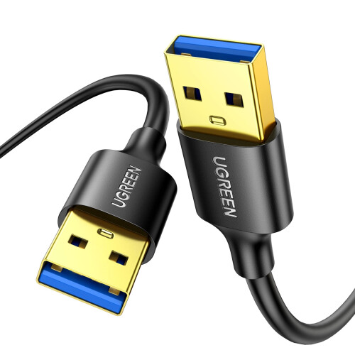 Ugreen USB-A (männlich) auf USB-A (männlich) 3.2 Gen 1, 1 m - Schwarz