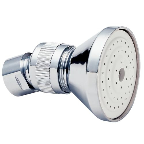 HEAH01 Brass Shower Head with Swivel Joint Chrome Finish,2" 1