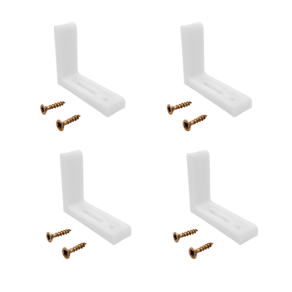 Easyrep Toilet Seat Bumpers Wobbly Toilet Loo Seat Stabilisers Stop Children Elderly Disabled Slipping Sliding 4 Pack