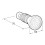 HEAH01 Brass Shower Head with Swivel Joint Chrome Finish,2" 3