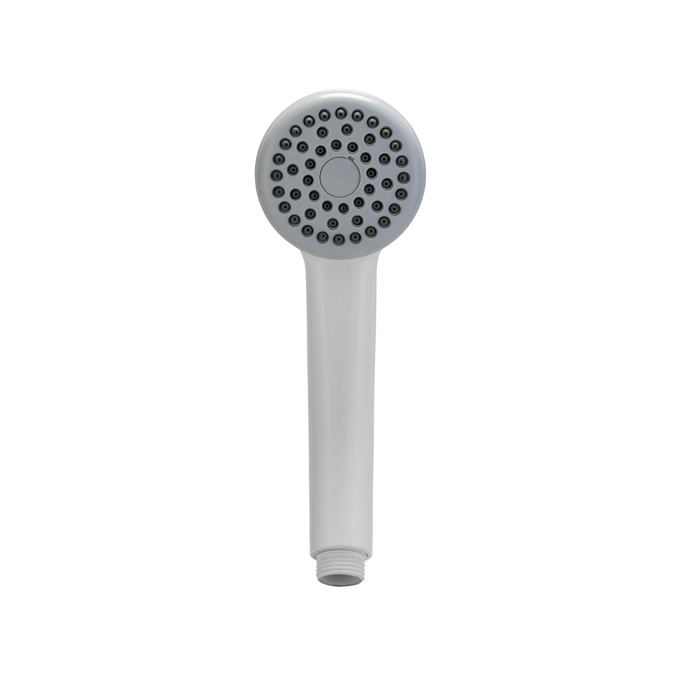 Shower Handset, ABS, White, One Size