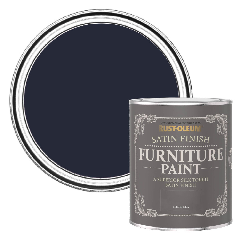 Rust-Oleum Furniture Paint In Satin Finish - Odyssey 750Ml Blue