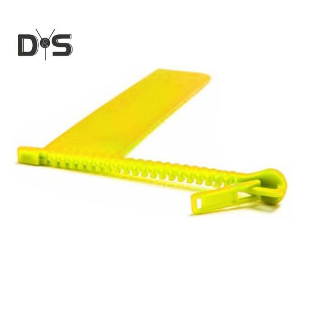 (yellow) Zipper Bookmark Zipper-Shaped Note Page Holder School Office Stationery Supplies for Kids Students Teachers
