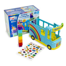 Numberblocks Rainbow Counting Bus, Ages 3+, Interactive Numberblocks Bus Toy Playset with Collectable Seven Figure Included, Plays 12 Songs and Sounds
