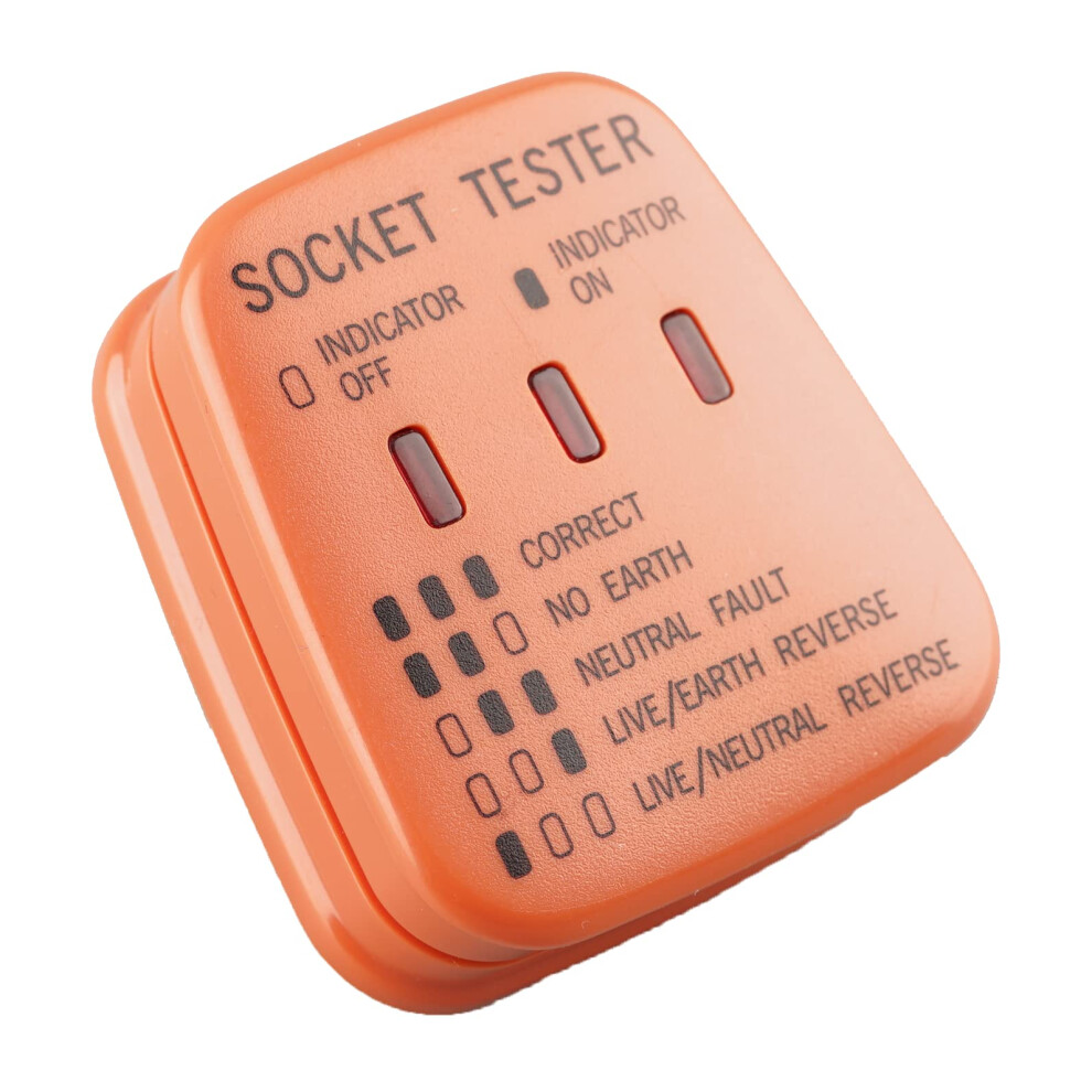 Uk Mains Socket Tester 240V Polarity Test 610452746922