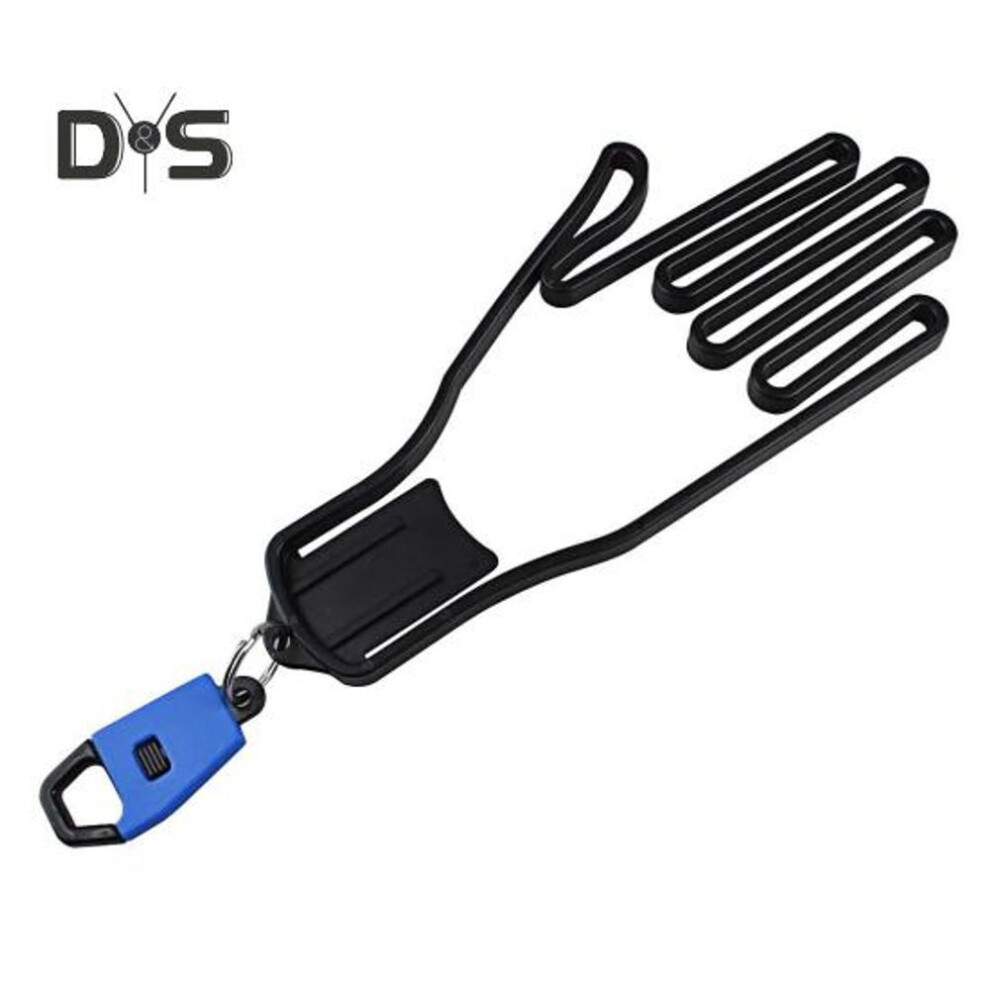 (blue) Golf Gloves Stretcher Support Frame Golf Gloves Holder Universal Reusable Multi-Function Golf Gloves Dryer Shaper Tool Accessories