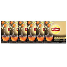 Vanilla and Caramel Tea Bags - Sealed Boxes of 6 x 20 Bags = 120 Pyramid Tea Bags