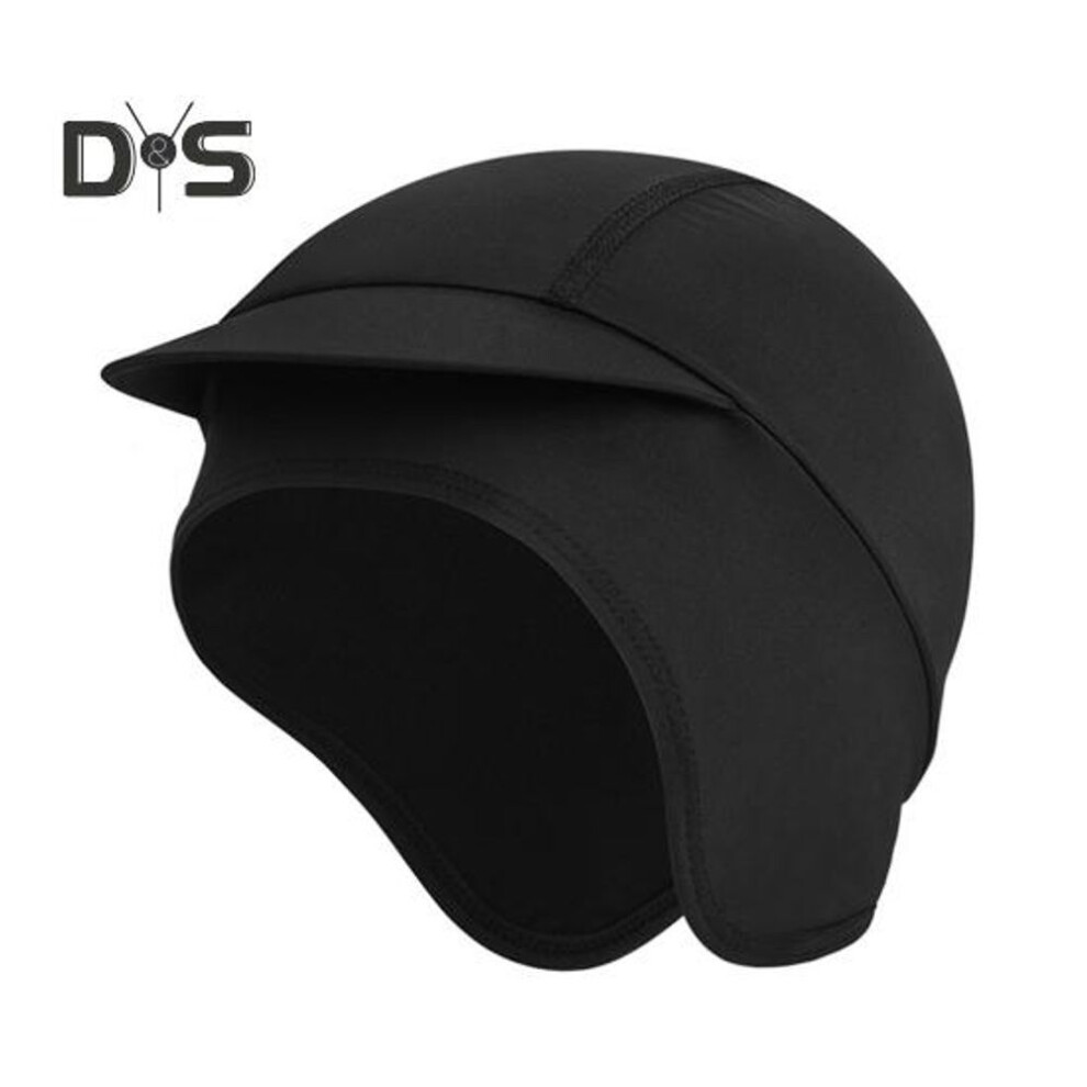 (black) Outdoor Cycling Sun Visor Hat Breathable Quick-Drying Sweat-wicking Summer Men Women Motorcycle Helmet Liner Riding Running Sports Skull Cap
