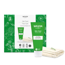 Skin Food Face Care Gift Set, 2in1 Skin Care Set - Skin Food Cleansing Balm, Daily Cleansing Ritual Card & Wash Cloth, for Women & Men, 100% Certified