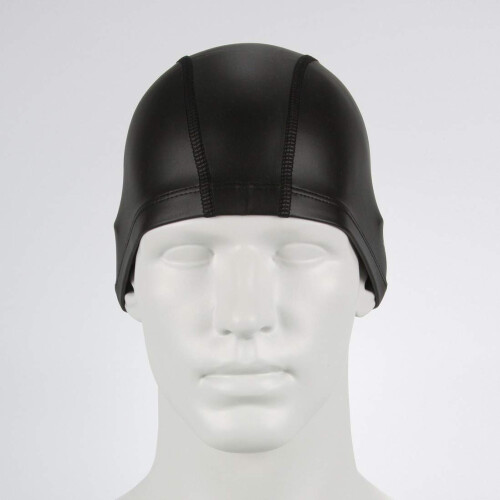 Speedo Unisex Ultra Pace SwiMing Cap | 3 Panel Design, Black, One Size 1