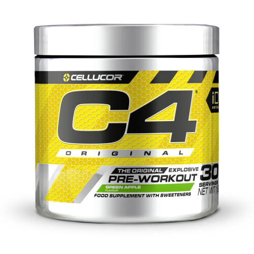 Cellucor C4 Original Pre-Workout 204 g – Green Apple Flavour (30 Servings)