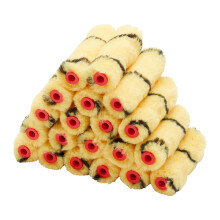 Big Box 20 Pack 4 inch Medium Pile Woven Mini Paint Rollers for a Smooth Finish Painting with Trade & DIY Emulsion Paints on Interior Walls and