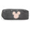 Disney Joumma Mickey Studs Pencil case Black 22x7x3cm Polyester, Black/White, Case 1