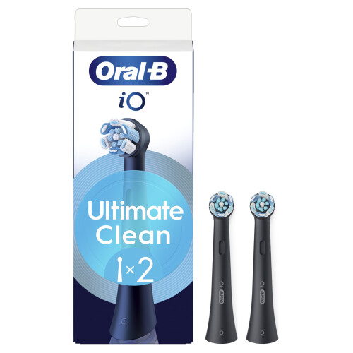 Oral-B Zahnbürstenköpfe, Ultimative Reinigung, Schwarz, 2er-Pack