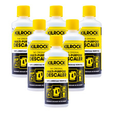 Big K Multi-Purpose Descaler 6x400ml (30 Doses) - Limescale Descaling for Kettles, Shower Heads & Coffee Machines - Biodegradable and Phosphate Free -