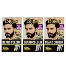 Bigen Mens Beard Natural Black B101 (Set Of 3)