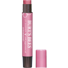 100% Natural Origin Moisturising Lip Shimmer, Strawberry, 1 Tube, 1 Count (Pack of 1)