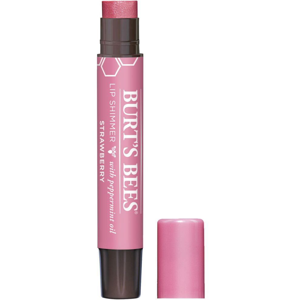 Burt's Bees Brillance     l   vres hydratante 100 % naturelle Fraise - 1 tube