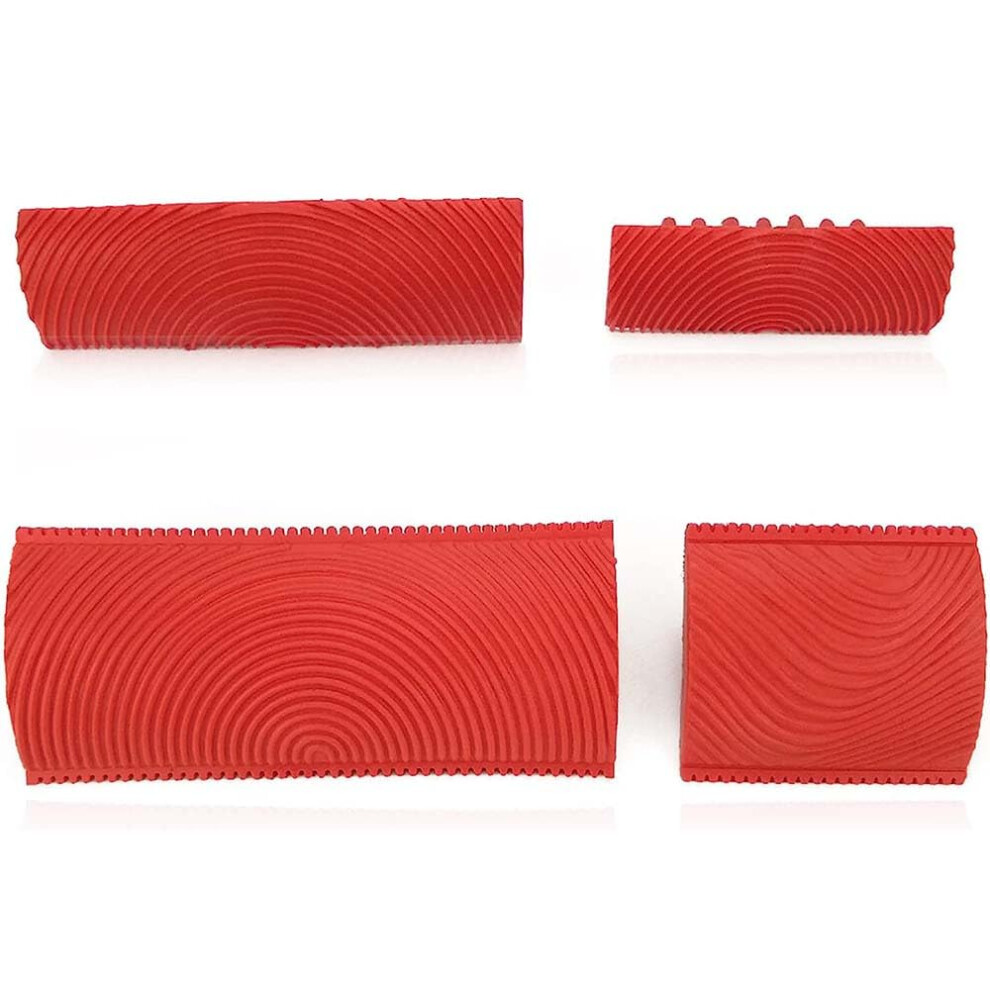 Wood Graining Painting Tool Rubber Imitation Wood Grain Tool Imitation Wood Grain Tool Wood Grain Paint Roller Brush Decorating Tool For Diy Wall Room 766157519757