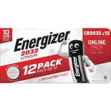 CR2032 Batteries (12 Pack) - 3V Lithium Coin Battery - 10 Year Shelf Life - Child Resistant Packaging [Amazon Exclusive]