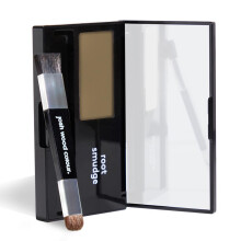 Root Smudge Dark Blonde with Two-Ended Brush and Mirrored Compact, Weightless Satin Powder, Non-Greasy Formula, Non-Dye Alternative for Temporary Grey