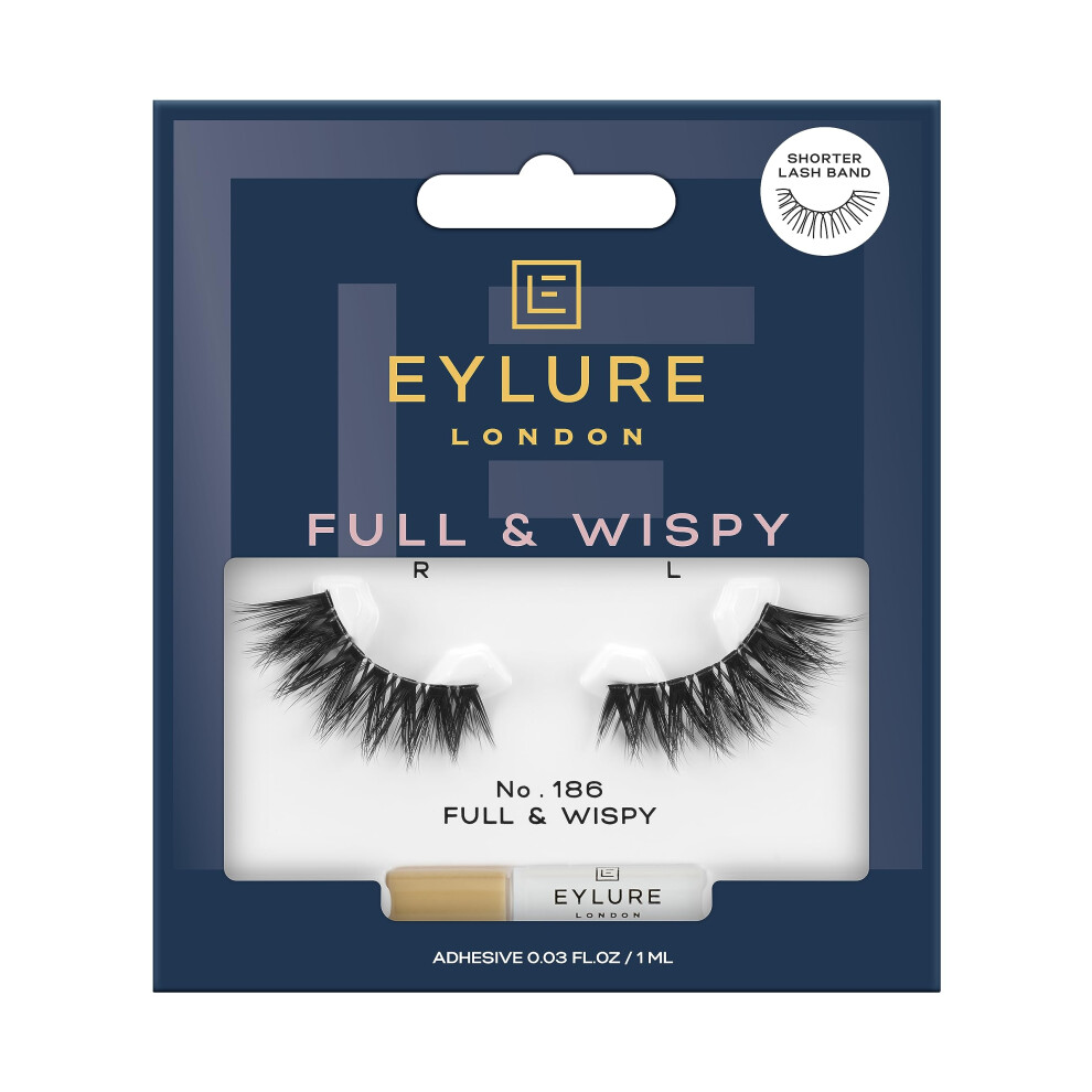 Eylure Full & Wispy No. 186 False Lashes (Shorter Lash Band)