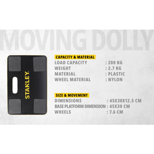 STANLEY MS572 Moving Dolly 200KG Small 2