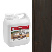 Sensio Home Dark Oak Wood Stain Big Value 1L Size Water Based Non Toxic Environmentally Friendly Wood Dye Indoor and Outdoor Furniture Wood Timber