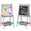 AIYAPLAY Double-Sided Art Easel for Kids with Paper Roll, Storage Boxes 9