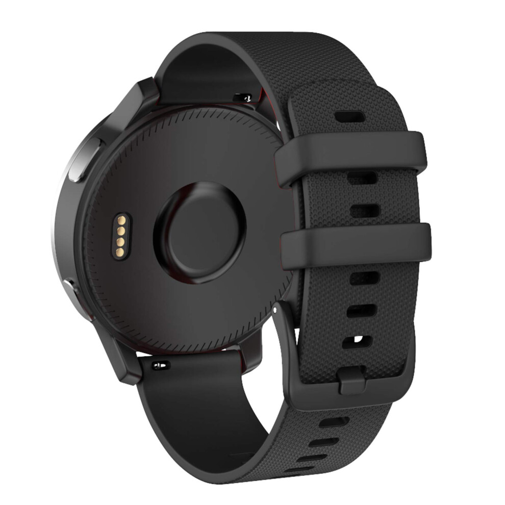 Strap For Garmin Venu 2S/ Vivoactive 4S/ Vivomove 3S, 18Mm Quick Release Silicone Band For Forerunner 265S/Ticwatch C2/Fossil Q Venture Gen 4/Gen 3 779584775320